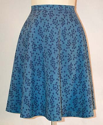 Half Circle Skirt Front View