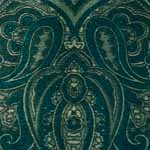 Green Paisley Velvet