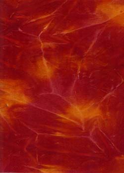 Cinnabar Tie Dyed Velvet